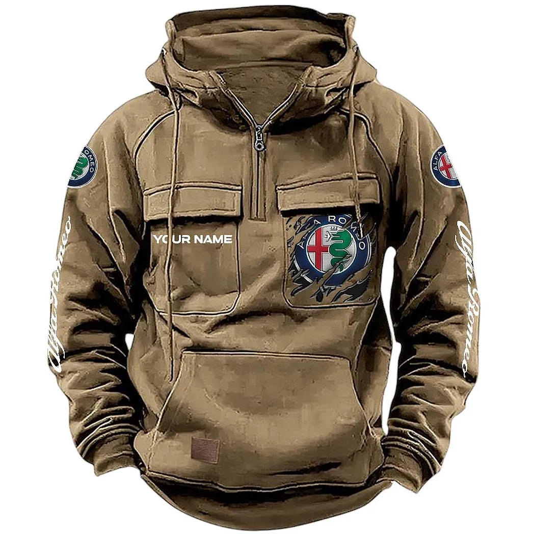 Sport Sedan Tactical Quarter-Zip Hoodie, Built Tough for Riders CAR164 - Khaki