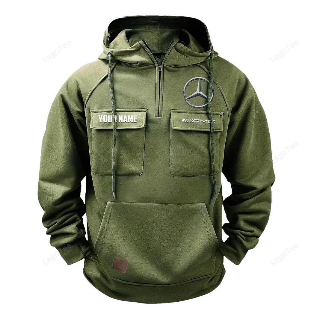 High-Performance Vehicle Tactical Quarter-Zip Hoodie, Tuners' Tactical Quarter-Zip CAR109 - Army Green