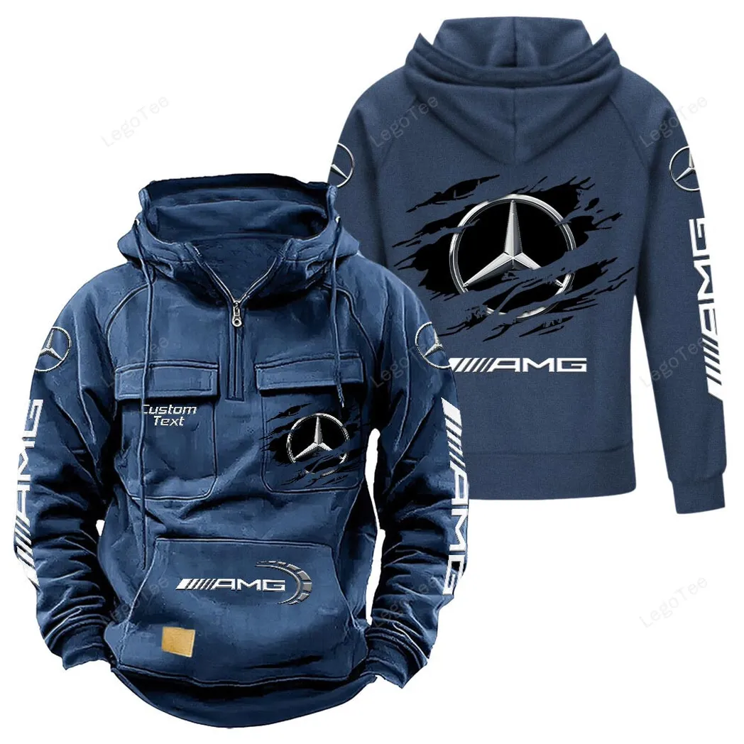 Street Performance Car Tactical Quarter-Zip Hoodie, Car Culture Tactical Gear CAR122 - Dark Blue