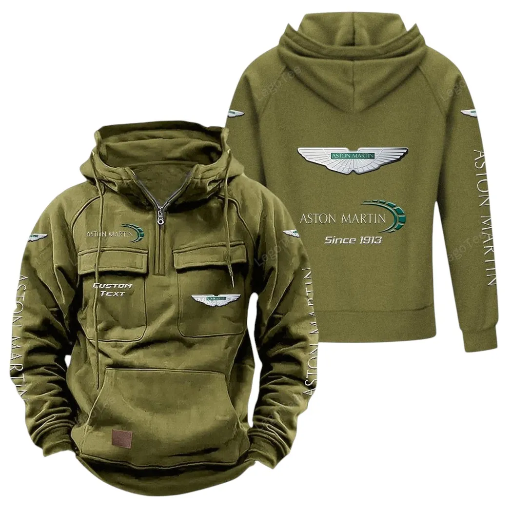 Elegant Grand Tourer Tactical Quarter-Zip Hoodie, Tuners' Tactical Quarter-Zip CAR960 - Army Green