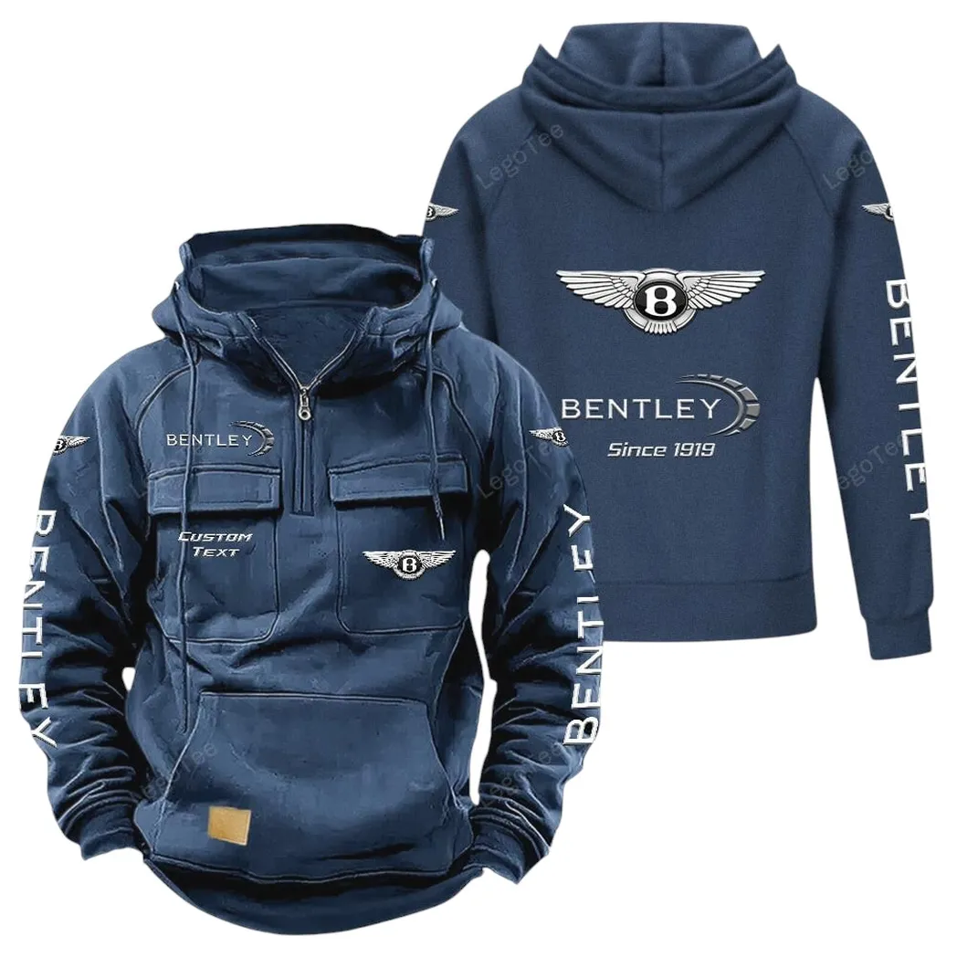 Ultra-Comfort Sedan Tactical Quarter-Zip Hoodie, Street-Ready Tactical Gear CAR960 - Dark Blue