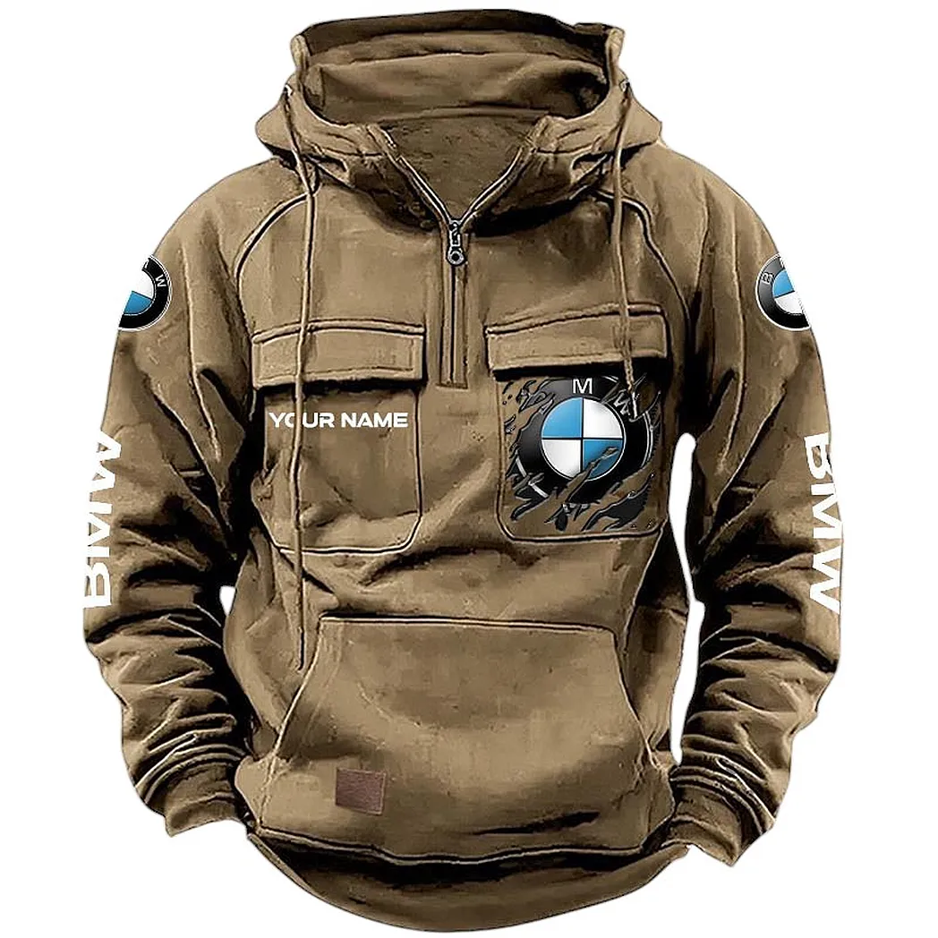 Executive Sedan Tactical Quarter-Zip Hoodie, Racing Spirit Tactical Hoodie CAR164 - Khaki