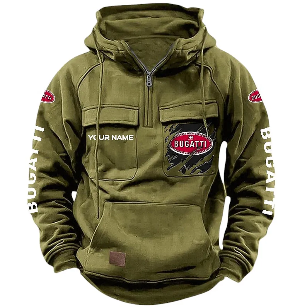 Elite Roadster Tactical Quarter-Zip Hoodie, Rugged Performance Quarter-Zip CAR164 - Army Green