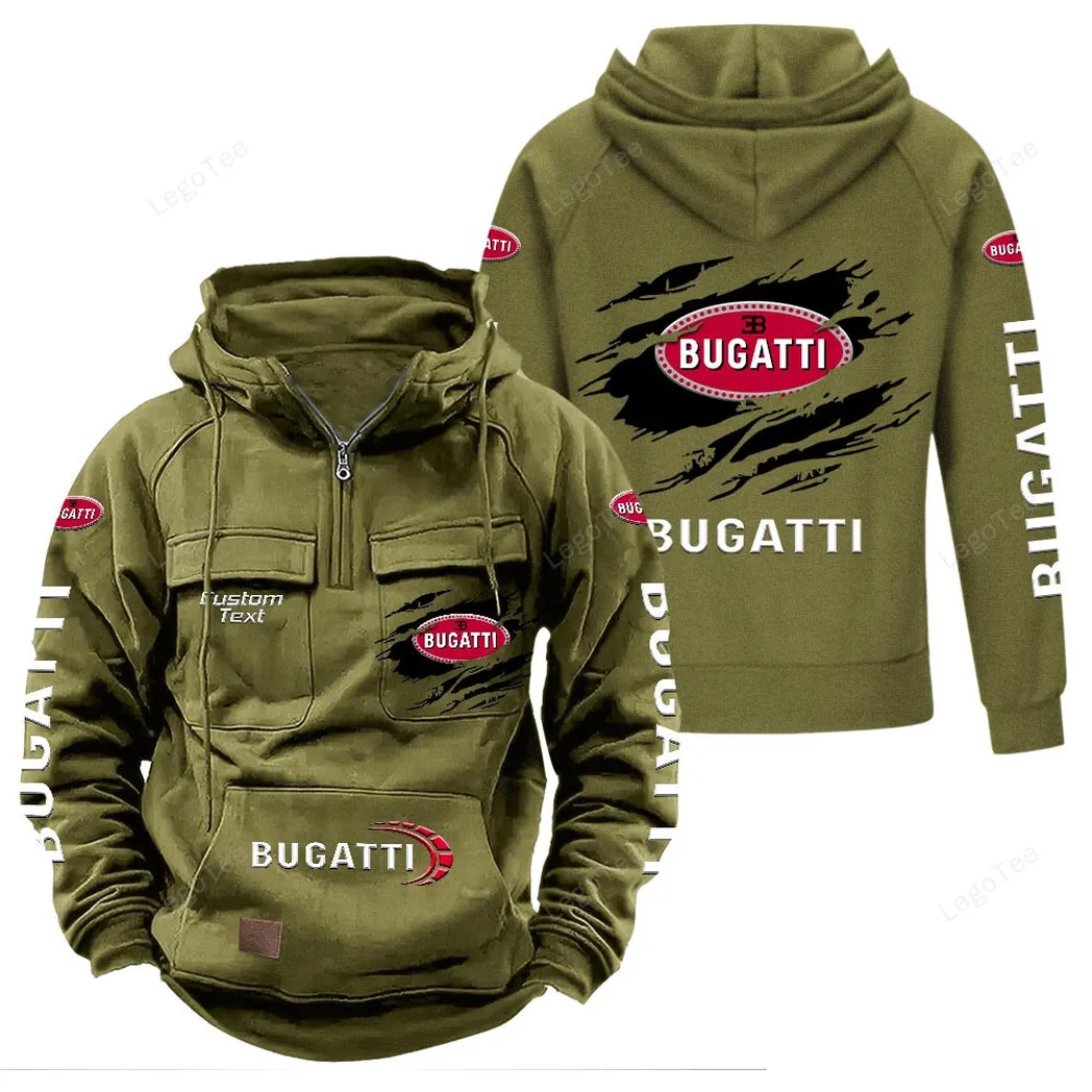 Elite Roadster Tactical Quarter-Zip Hoodie, Street-Ready Tactical Gear CAR122 - Army Green