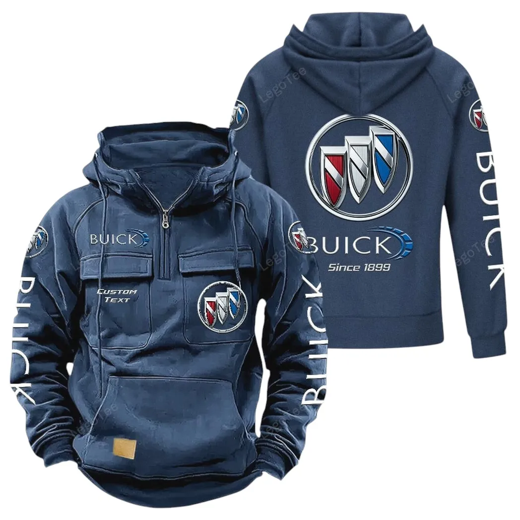 Full-Size Sedan Tactical Quarter-Zip Hoodie, Car Culture Tactical Gear CAR960 - Dark Blue