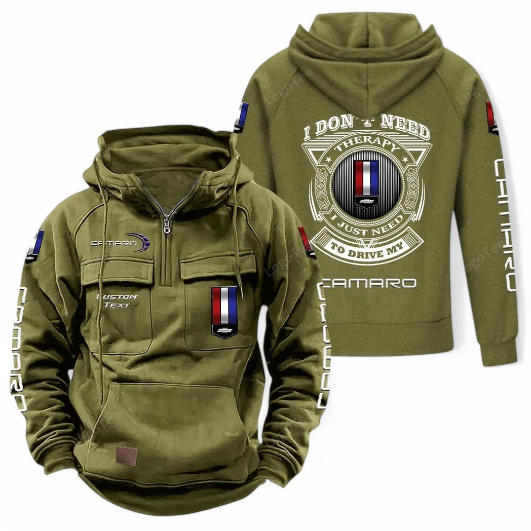 US Performance Coupe Tactical Quarter-Zip Hoodie, Auto Life Tactical Hoodie CAR106 - Army Green