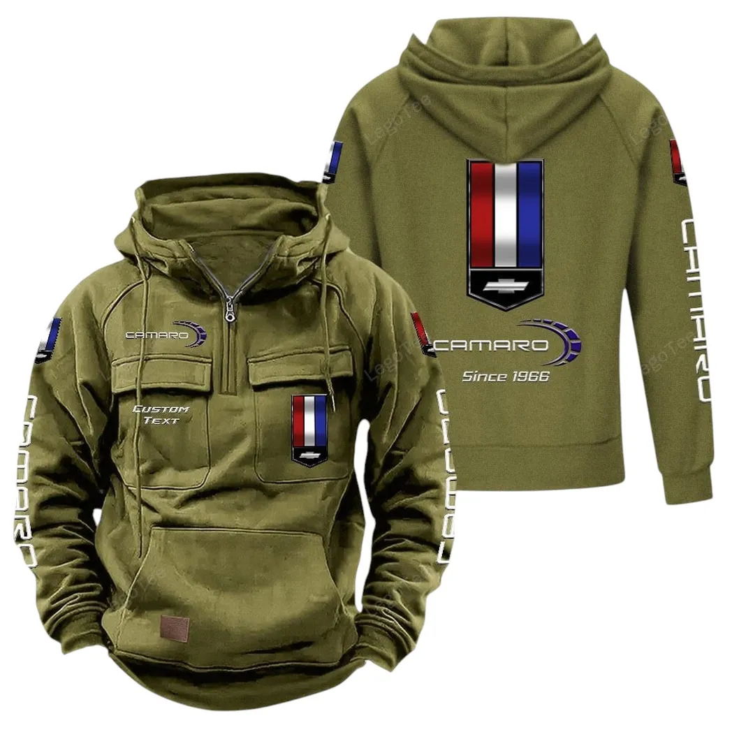 US Performance Coupe Tactical Quarter-Zip Hoodie, Road-Ready Quarter-Zip Gear CAR960 - Army Green
