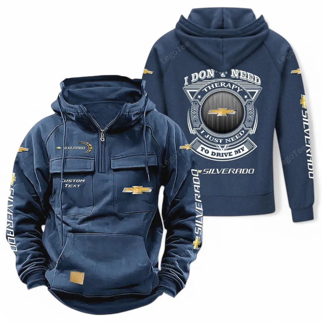 Strong Cargo Truck Tactical Quarter-Zip Hoodie, Rugged Performance Quarter-Zip CAR106 - Dark Blue