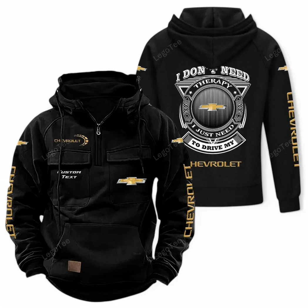 Modern Crossover Tactical Quarter-Zip Hoodie, Tuners' Tactical Quarter-Zip CAR106 - Black