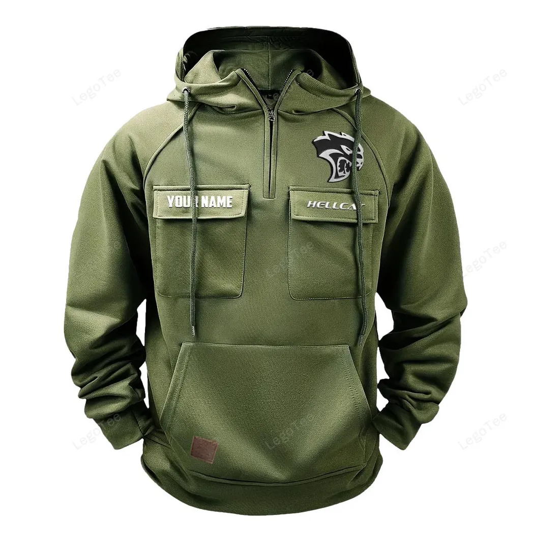 Performance Street Coupe Tactical Quarter-Zip Hoodie, Street-Ready Tactical Gear CAR109 - Army Green